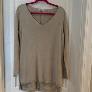 Merona Beige V-Neck Women's Sweater